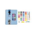 Et Ststal 36Colors Color Huile pastel Bule Tin Box Box Aquarement Pigment coloré pour les fournitures de dessin scolaire